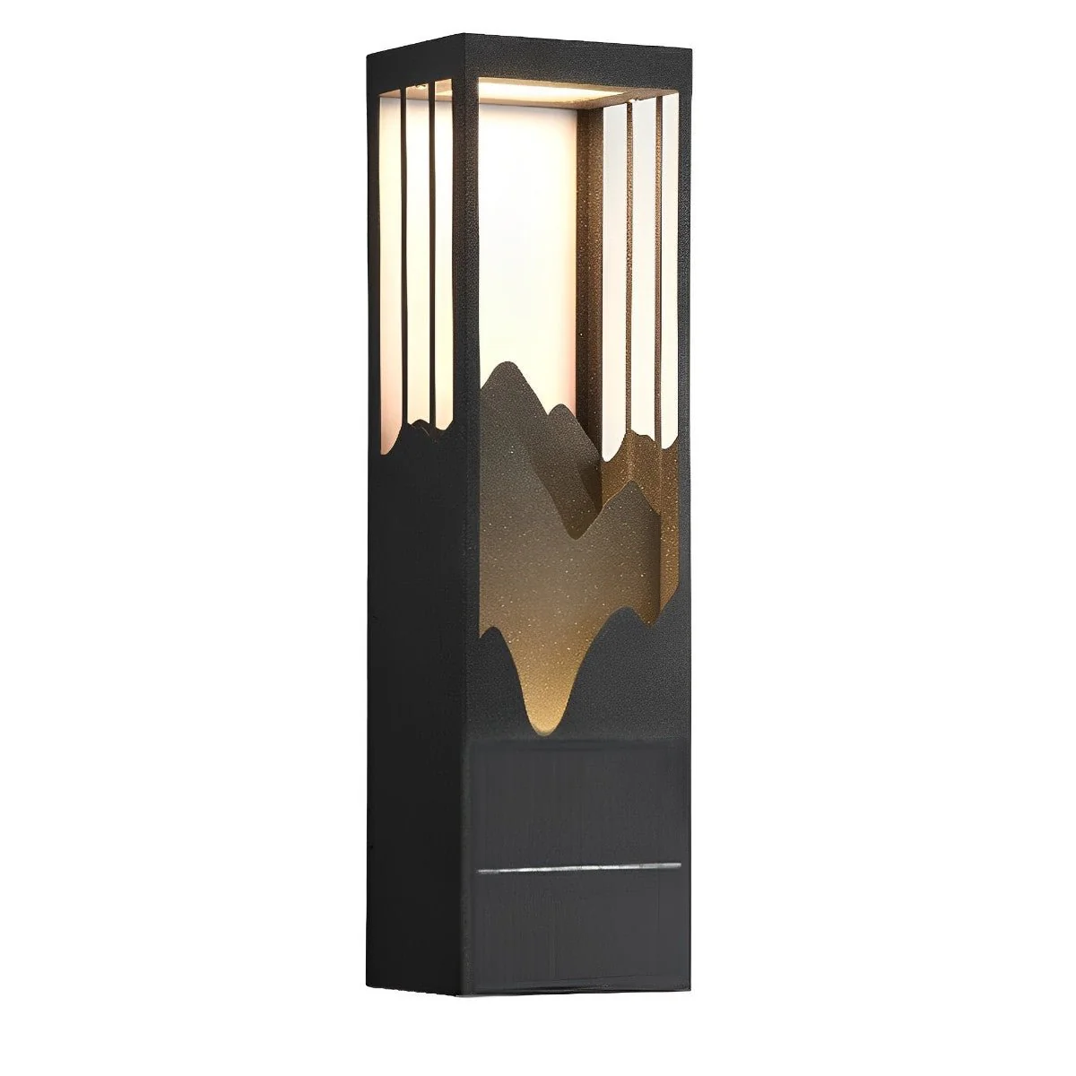 Waterproof Mountain Scenery Led Wall Sconce Garden Wall Light - Image 17