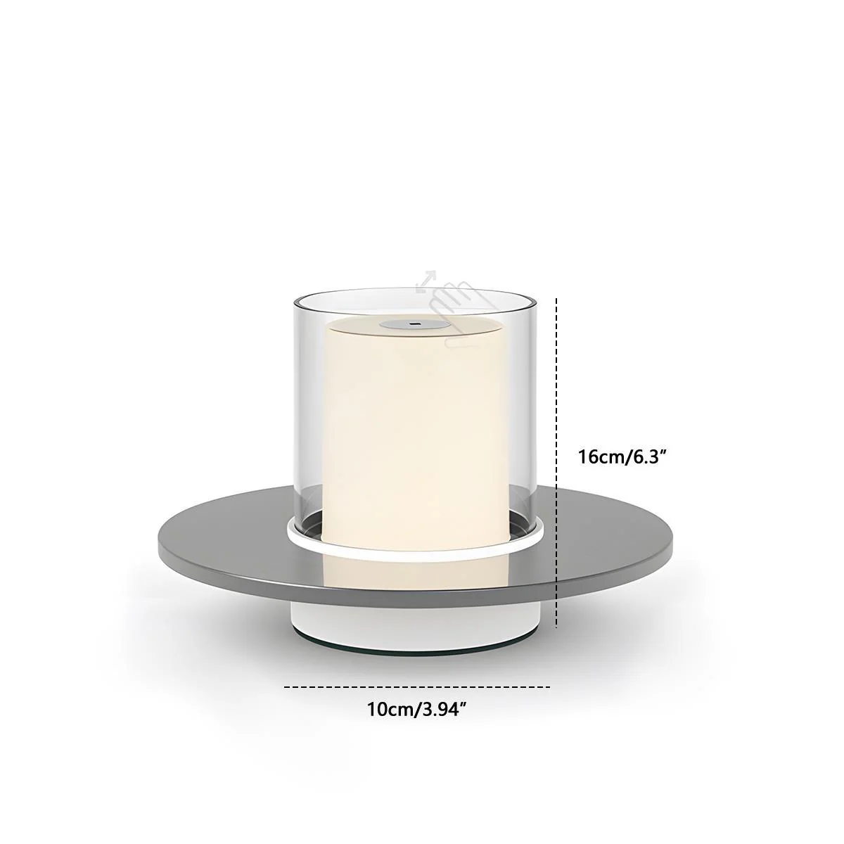 LED Dimmable Touch Sensitive Table Lamp Rechargeable - Image 9