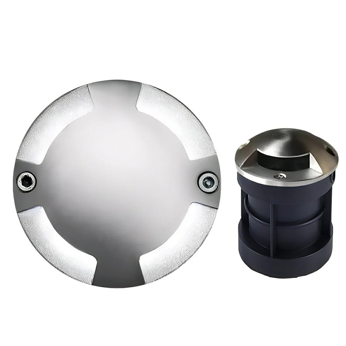 Waterproof Mdern Round LED Outdoor Step Lights Deck Stair Lights - Image 10