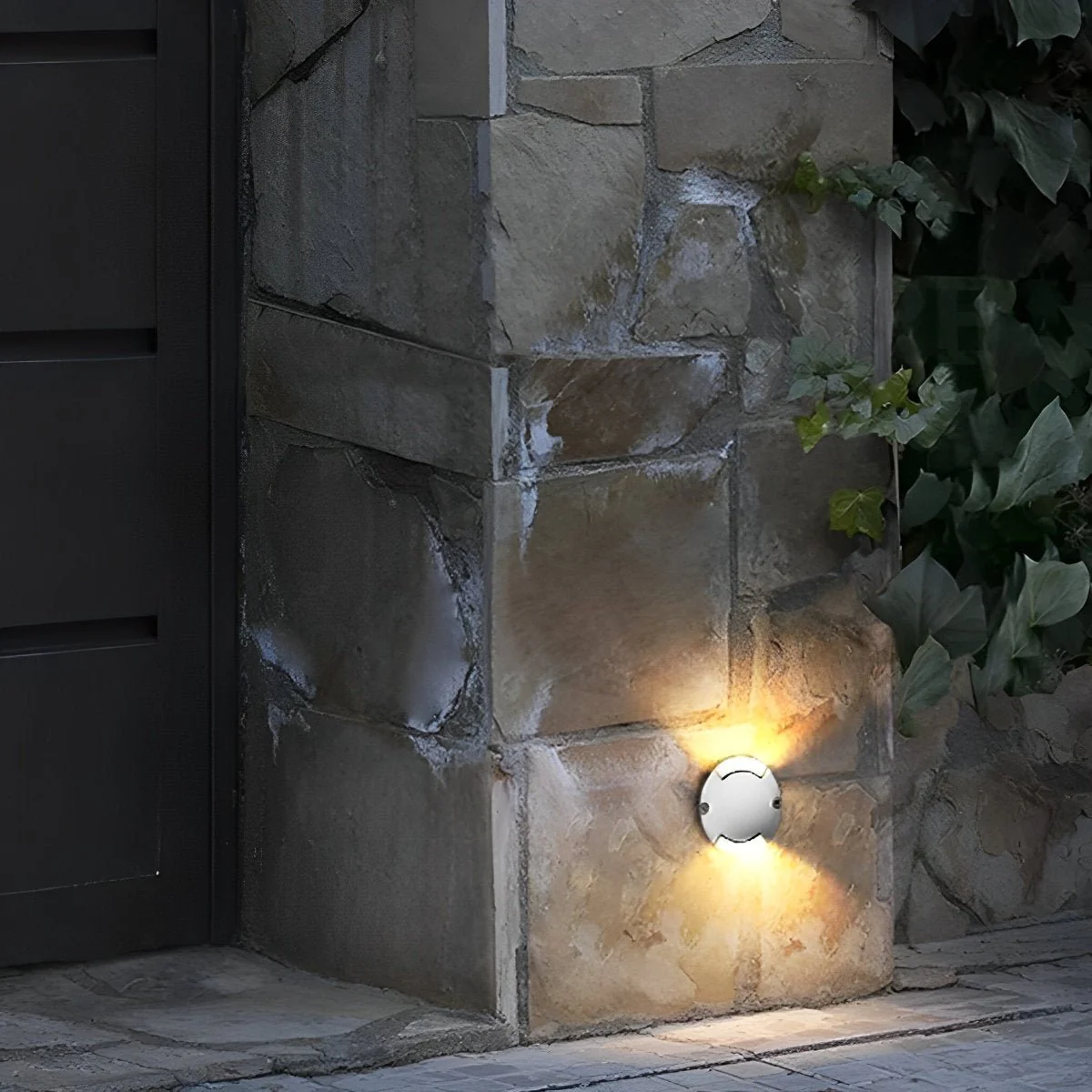 Waterproof Mdern Round LED Outdoor Step Lights Deck Stair Lights - Image 4
