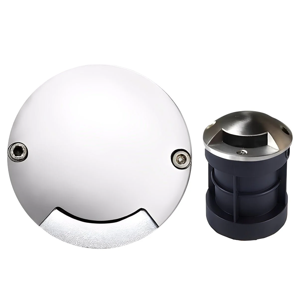 Waterproof Mdern Round LED Outdoor Step Lights Deck Stair Lights - Image 9