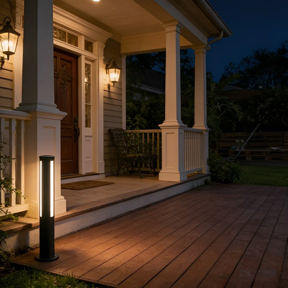 Outdoor Waterproof Pathway Post Bollard Light - Image 7