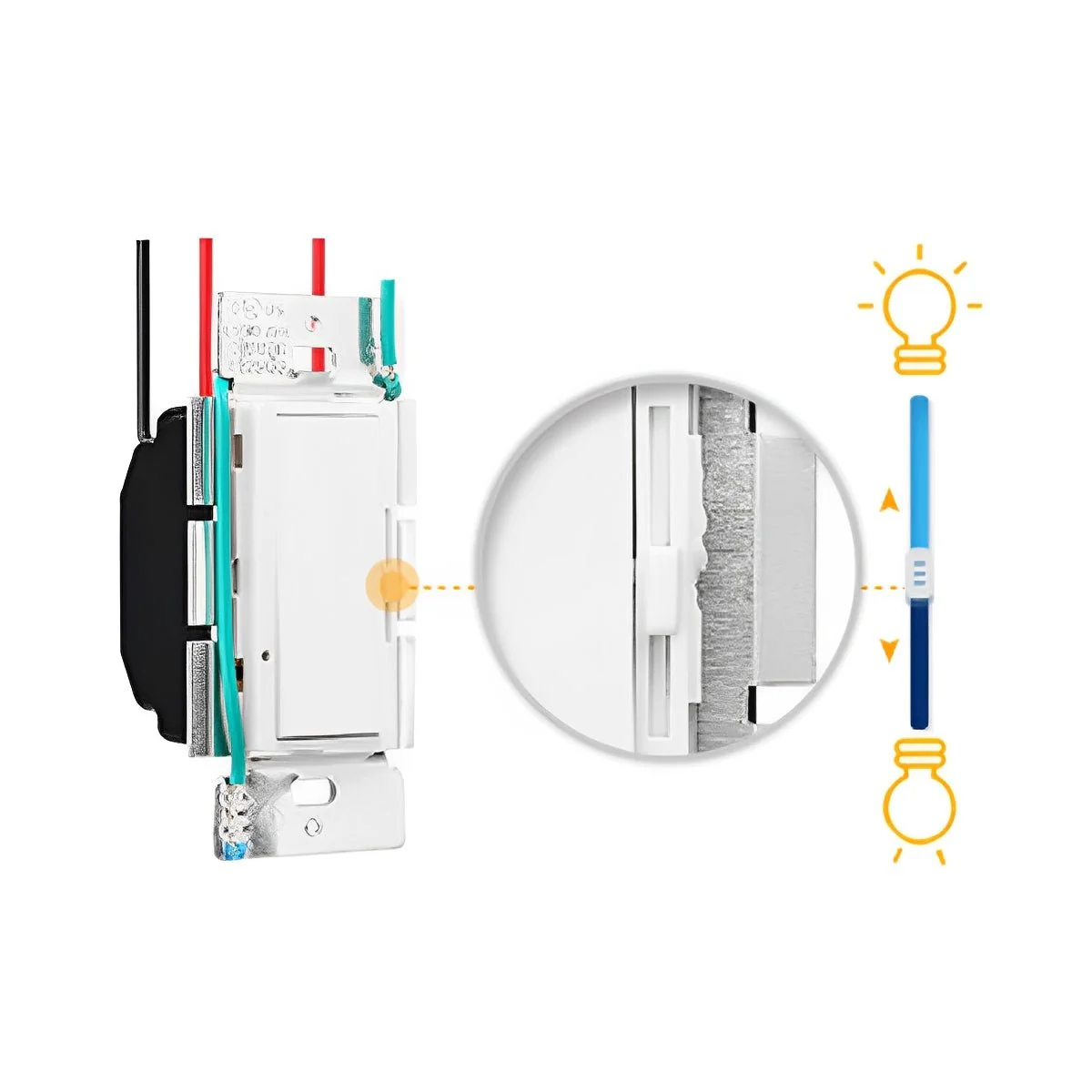 LED Light Dimmer Triac Dimmer Wall Switch Controller - Image 4