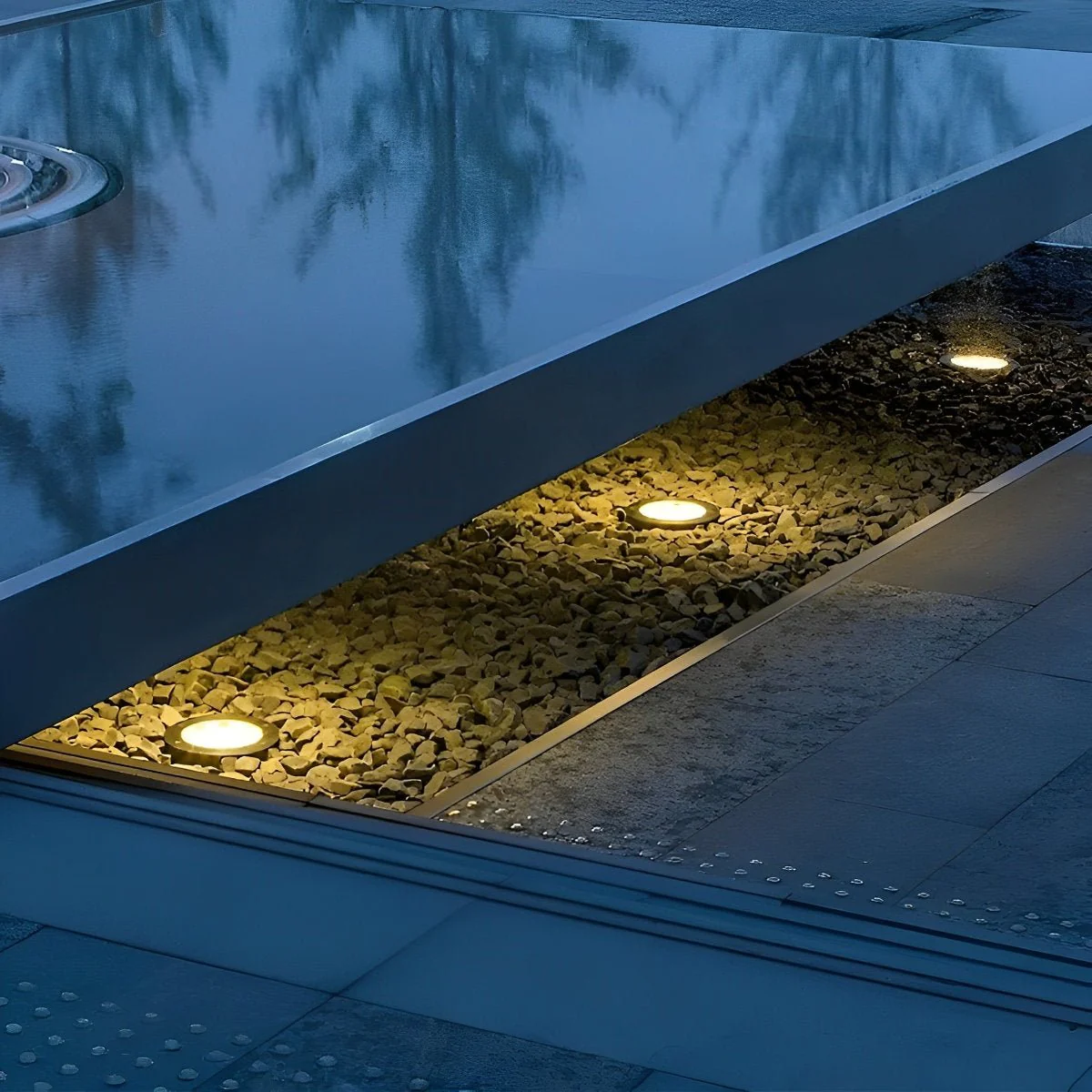 LED Recessed In-Ground Deck Stair Lights Outdoor Step Lights 16 Pcs - Image 3