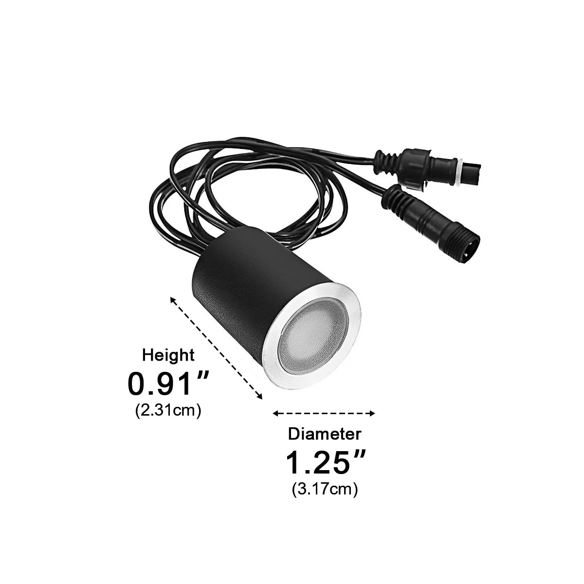 LED Recessed In-Ground Deck Stair Lights Outdoor Step Lights 16 Pcs - Image 7