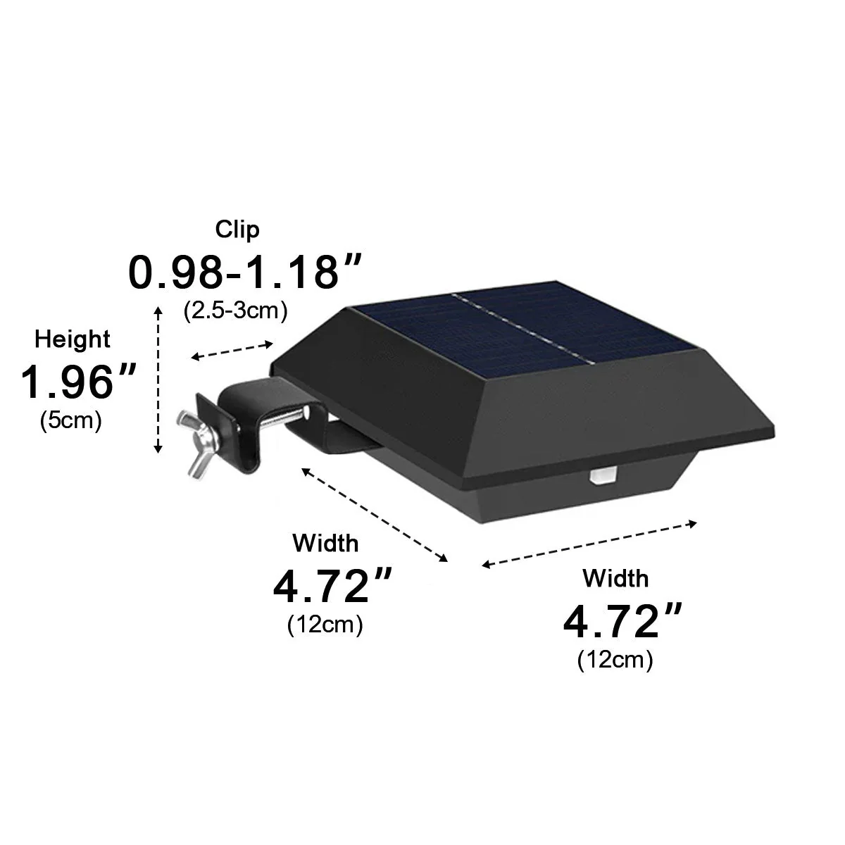 LED Square Waterproof Solar Outdoor Wall Lights - Image 14