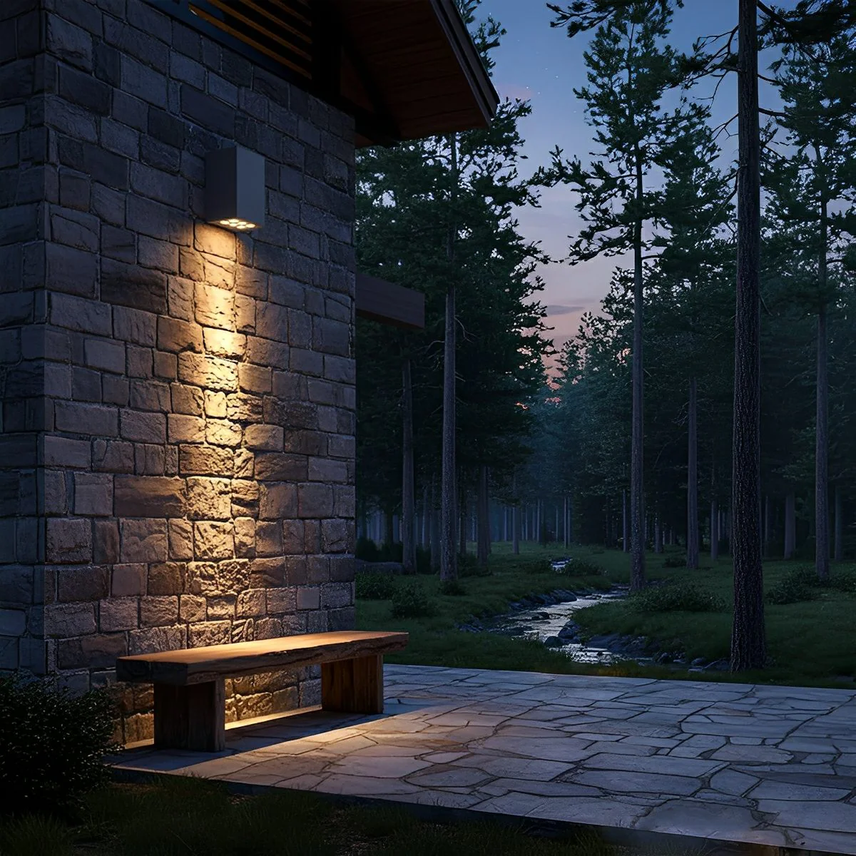 Waterproof LED Straight Wall Light - Image 2