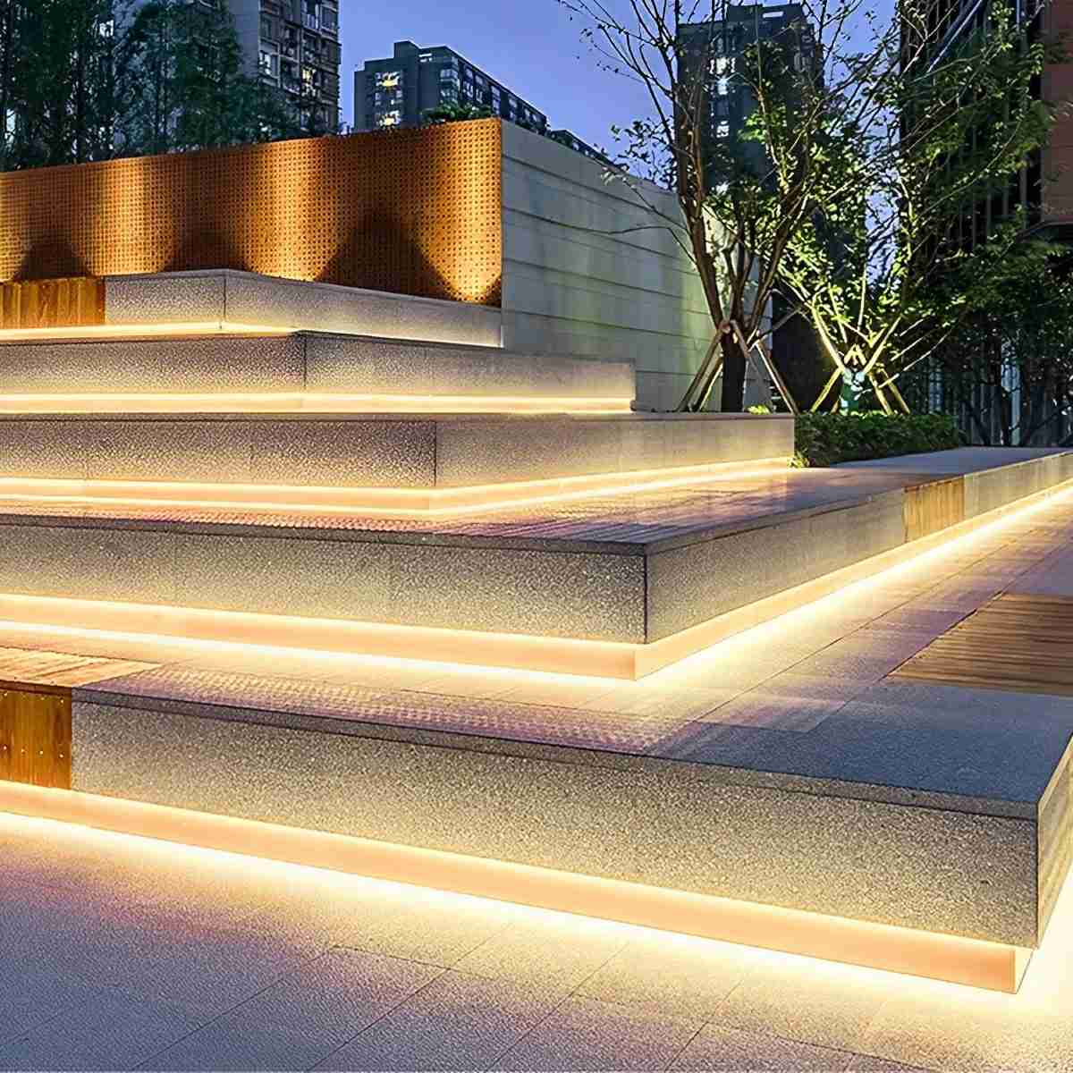 Low Voltage 24V Waterproof Underwater Outdoor Recessed Flexible LED Linear Light - Image 4