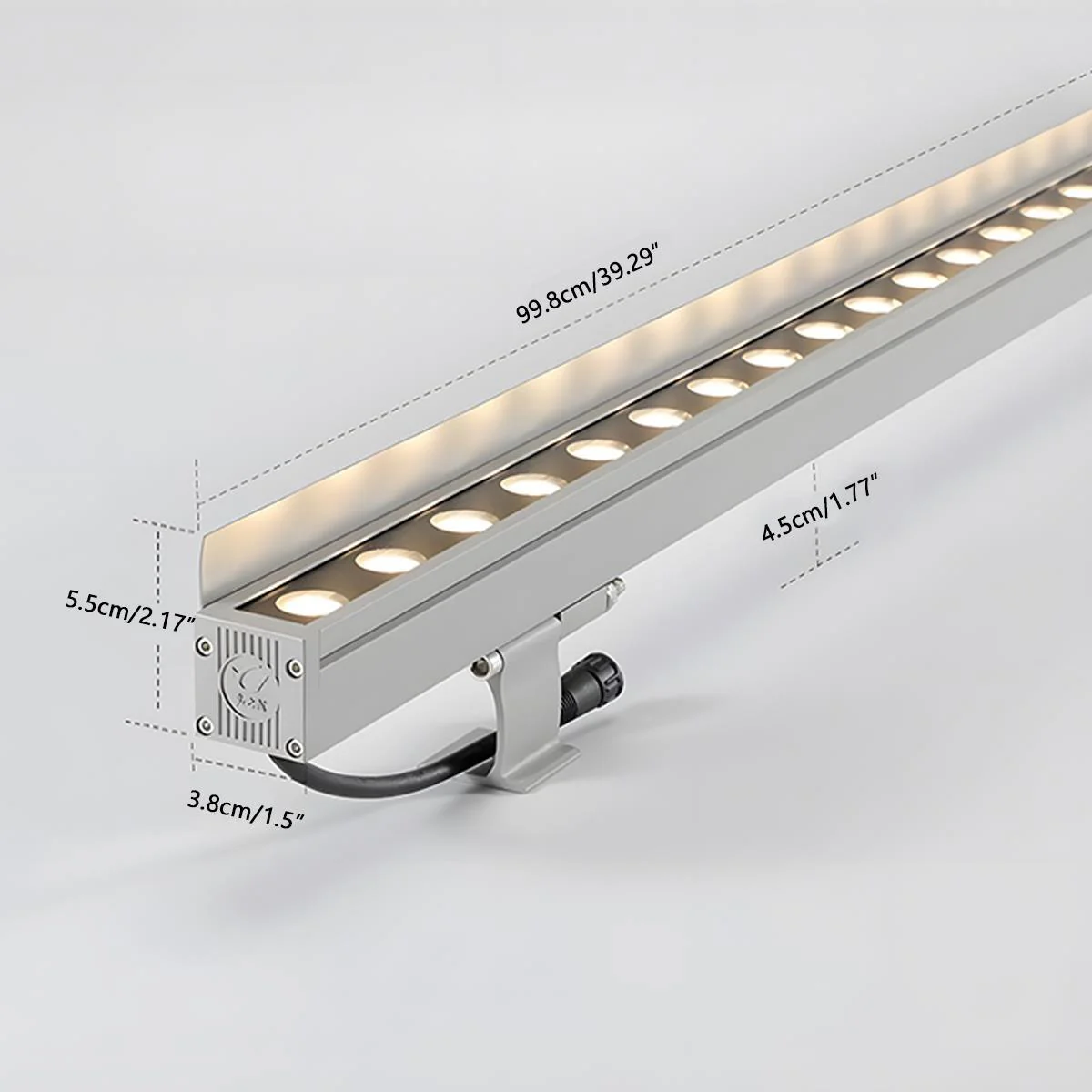 Low Voltage Waterproof Outdoor Recessed LED Wall Washer Lights RGB Dimmable DC24V 39.37'' - Image 13