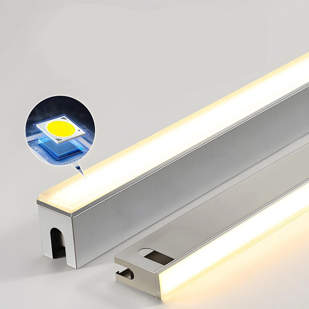 Low Voltage Waterproof Outdoor In Ground LED Strip Lights 39.37'' Stainless Steel - Image 12