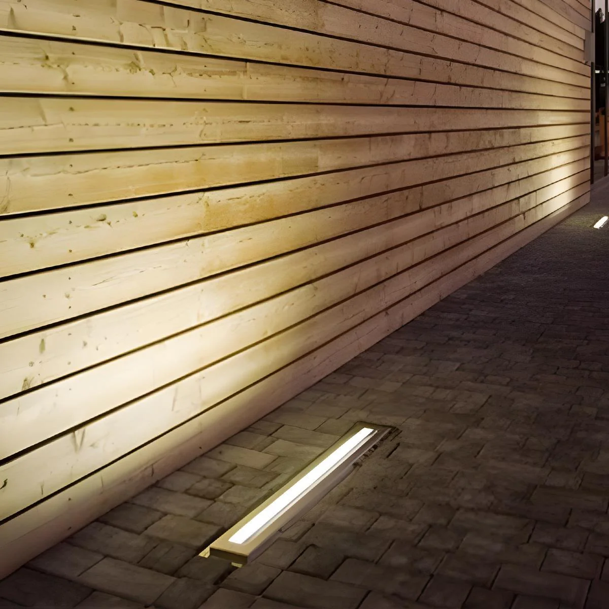 Low Voltage Waterproof Outdoor In Ground LED Strip Lights 39.37'' Stainless Steel - Image 3