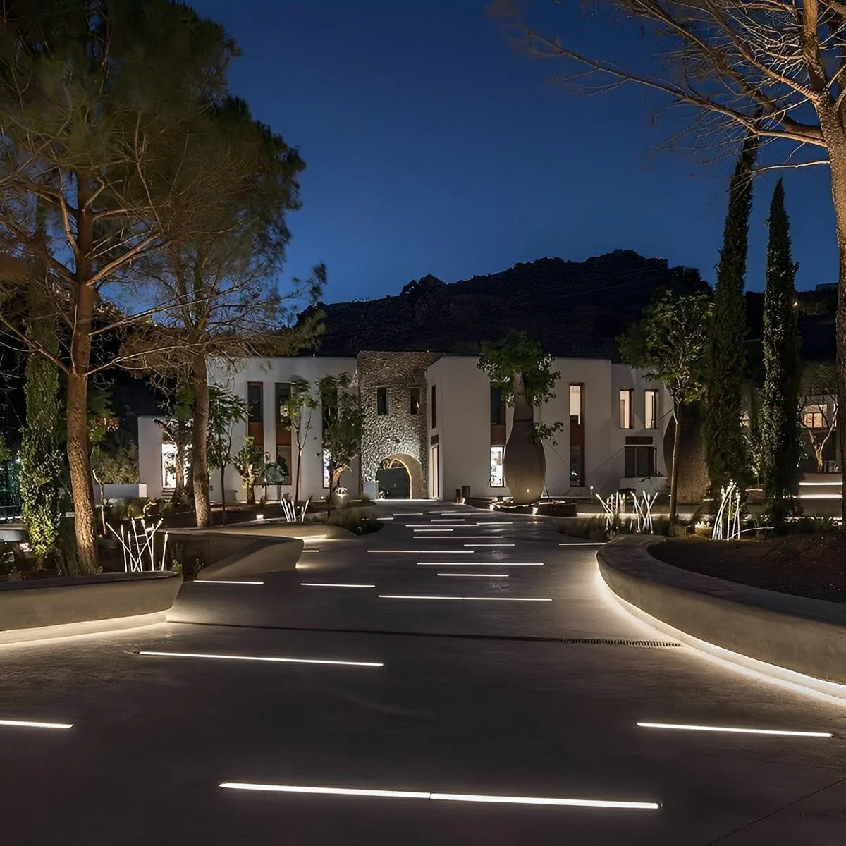 Low Voltage Waterproof Outdoor In Ground LED Strip Lights 39.37'' Stainless Steel - Image 6
