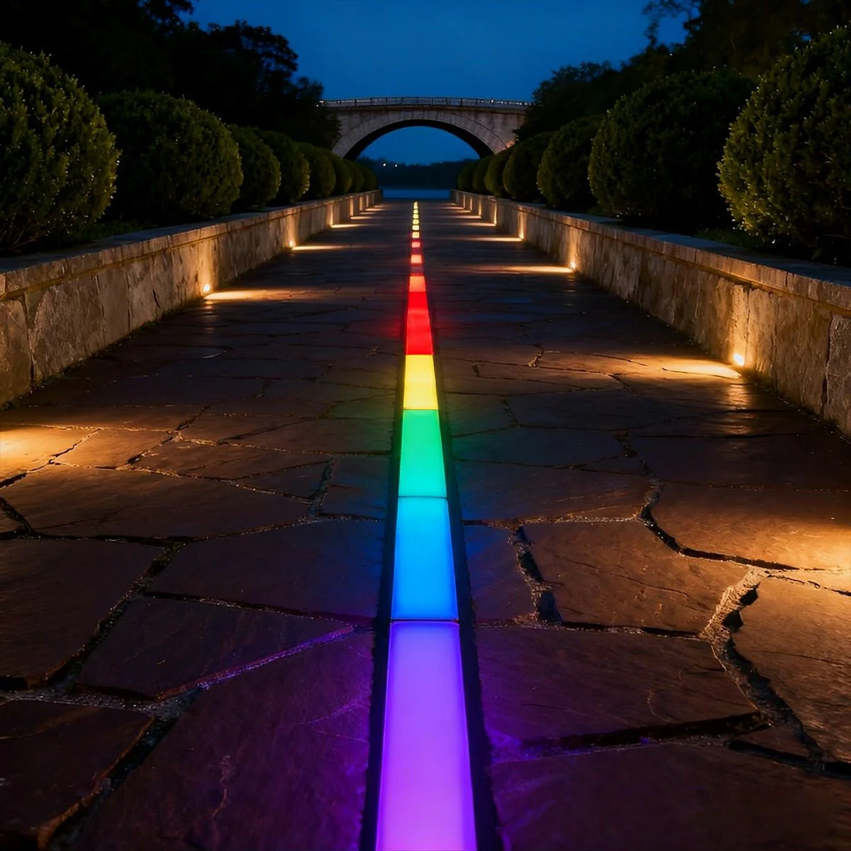 Low Voltage Waterproof Outdoor In Ground LED Strip Lights 39.37'' Stainless Steel - Image 8