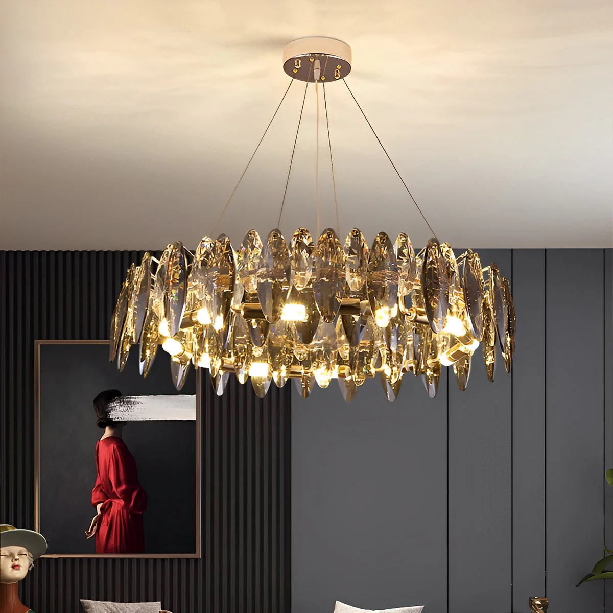 Luxury LED lighting Crystal Chandelier - Image 3