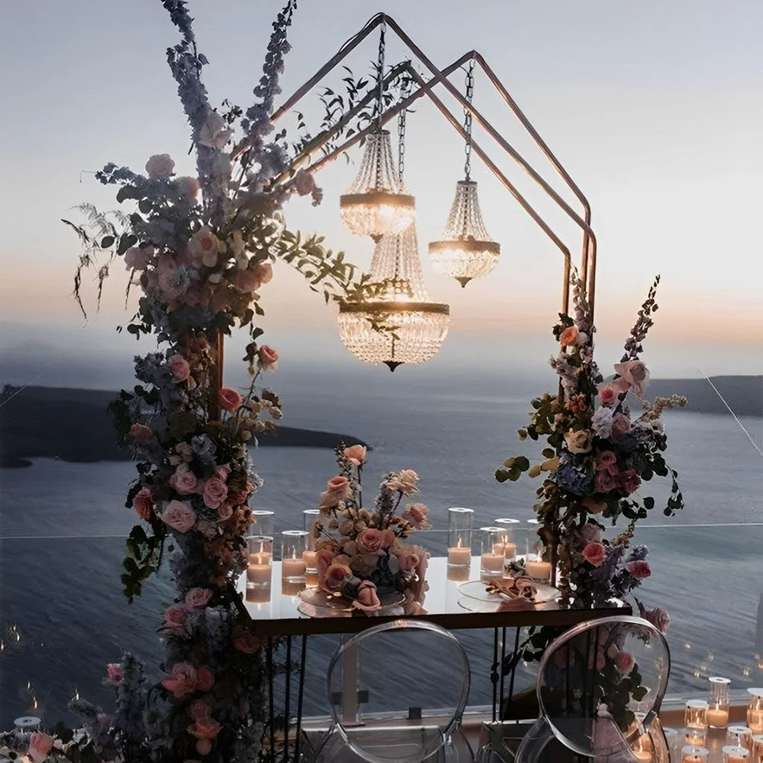 12V Low Voltage Luxury Waterproof Outdoor Crystal Chandeliers - Image 6