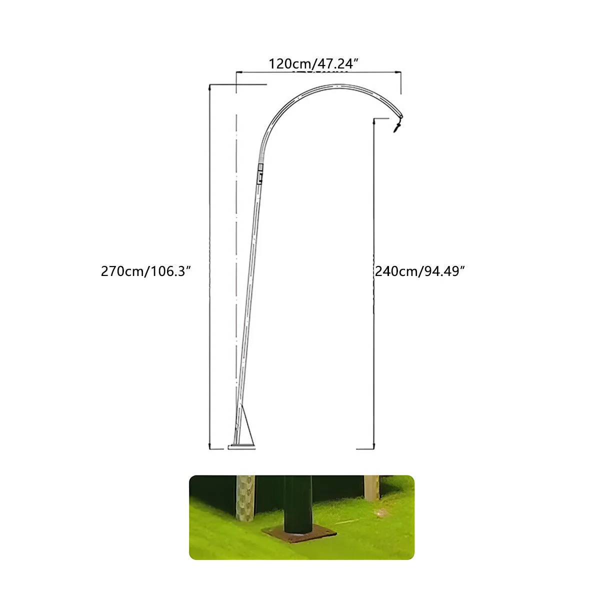 Set of 4 Luxury Waterproof Outdoor Wedding Crystal Chandeliers - Image 16