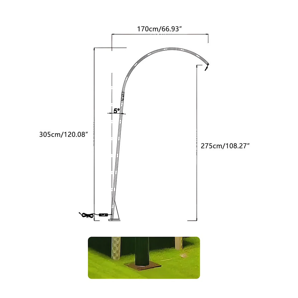 Set of 4 Luxury Waterproof Outdoor Wedding Crystal Chandeliers - Image 18