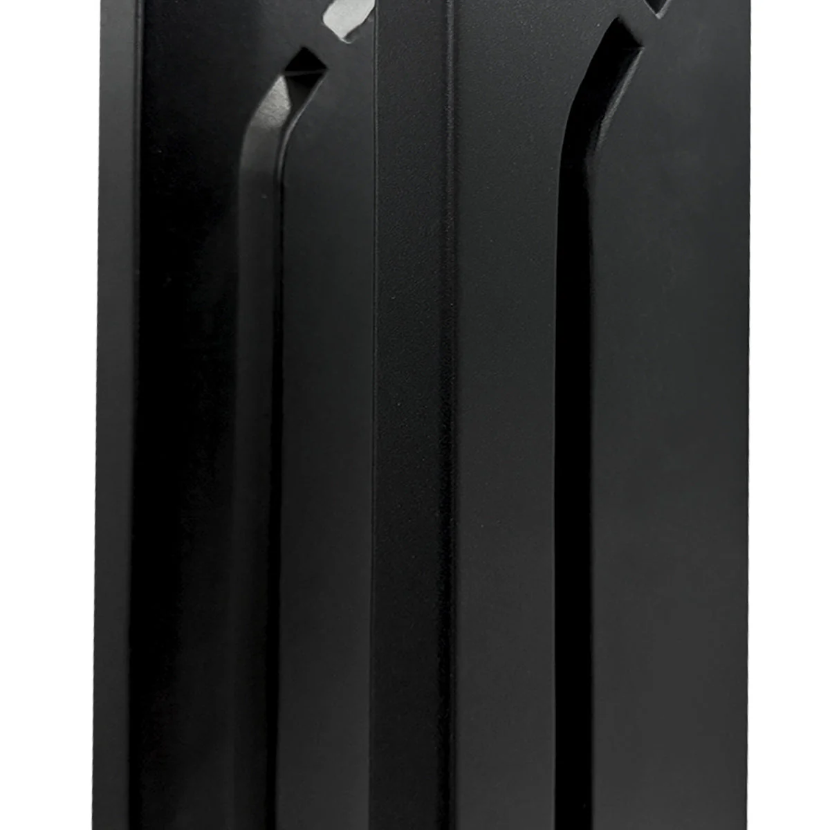 Mecha Modern Ash Black Rectangle LED Column Outdoor Pole Street Light - Image 11