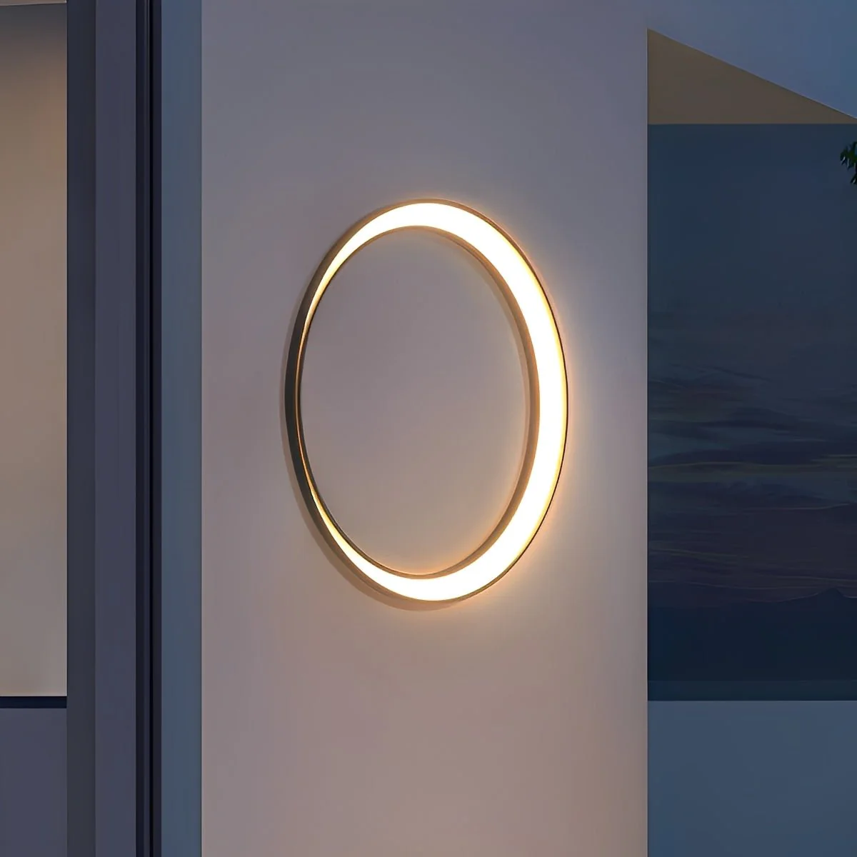 Circular Moon Led Waterproof Wall Light - Image 5