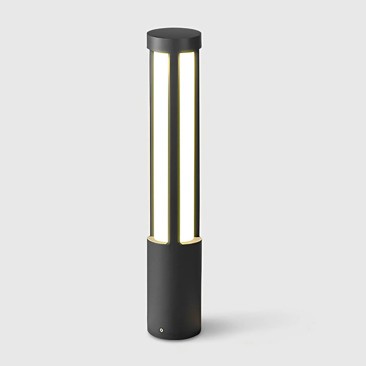 Cylinder LED Black Modern Outdoor Post Lights Street Light - Image 11