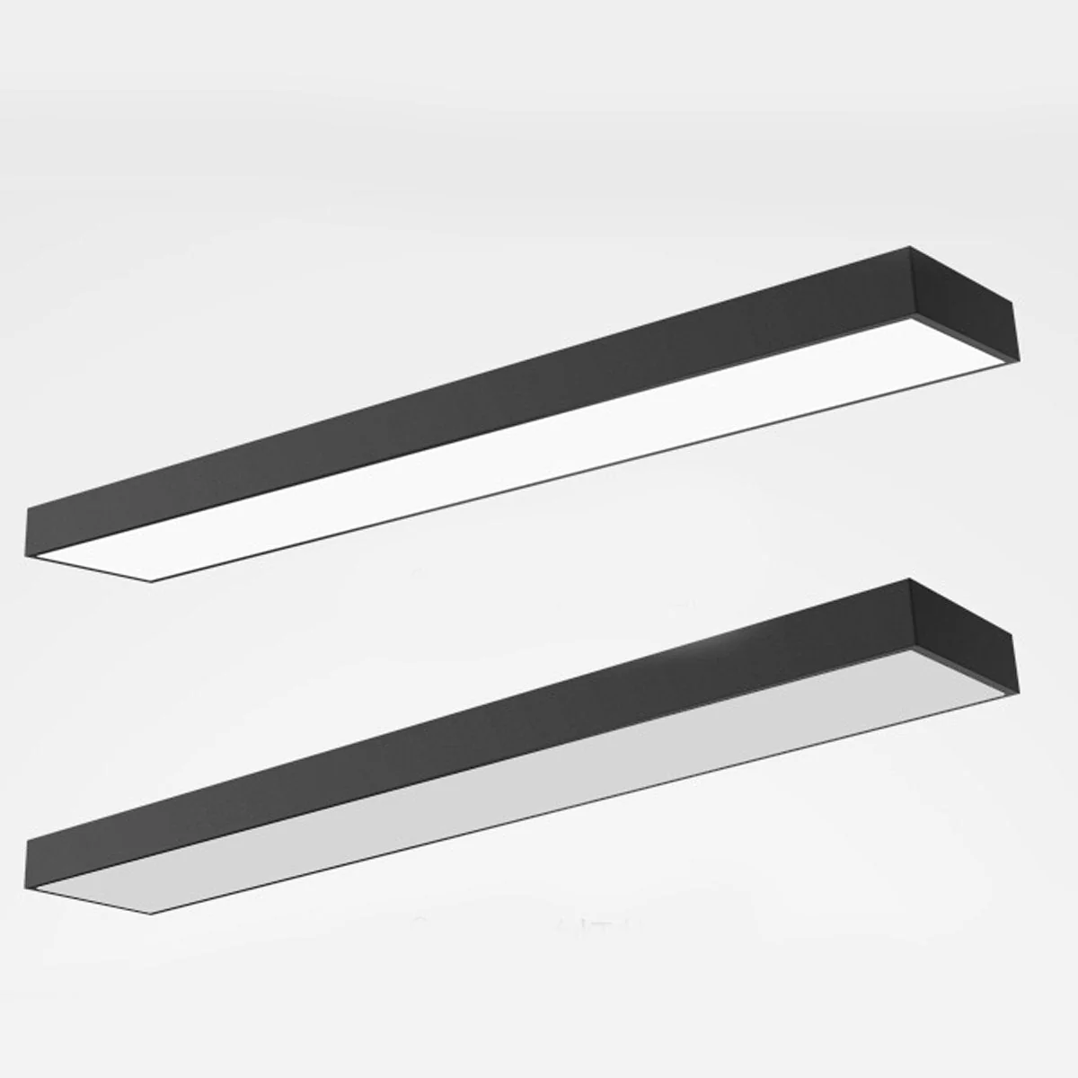 Modern Minimalist LED Long Strip Office Pendant Lights - Image 9