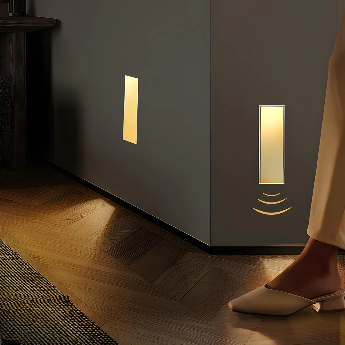 Minimalist LED Recessed Wall Sconces Stairway Lights