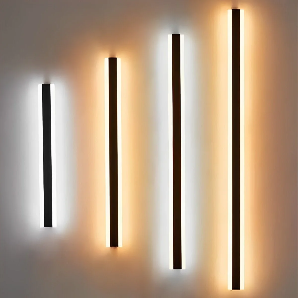 Minimalist Line Outdoor Waterproof LED Garden Wall Sconces - Image 14