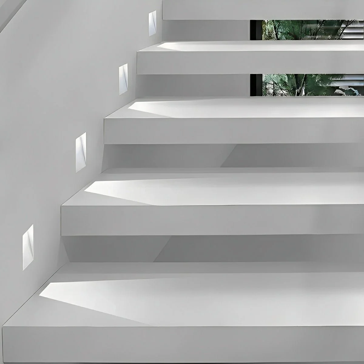 Minimalist Motion Sensor LED Recessed Stairway Lights Step Light - Image 10