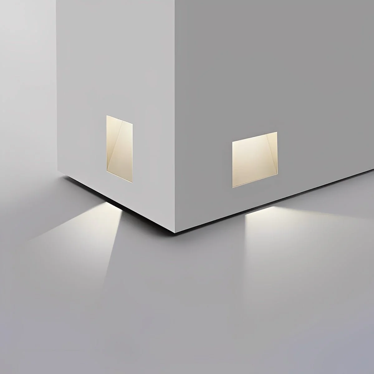 Minimalist Motion Sensor LED Recessed Stairway Lights Step Light - Image 11