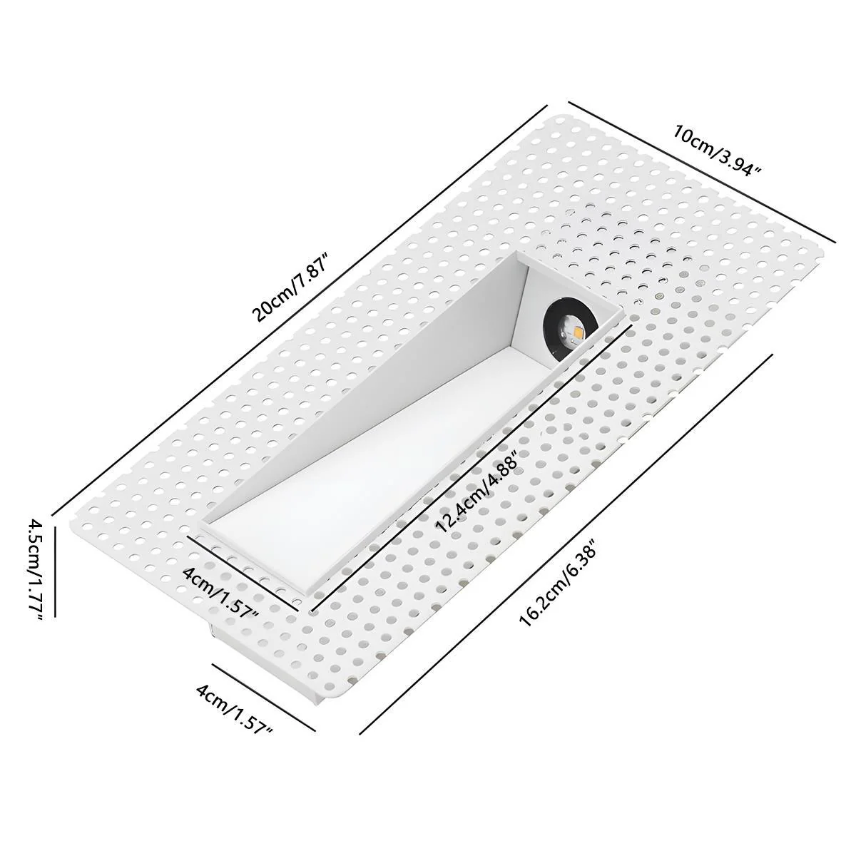 Minimalist Motion Sensor LED Recessed Stairway Lights Step Light - Image 13