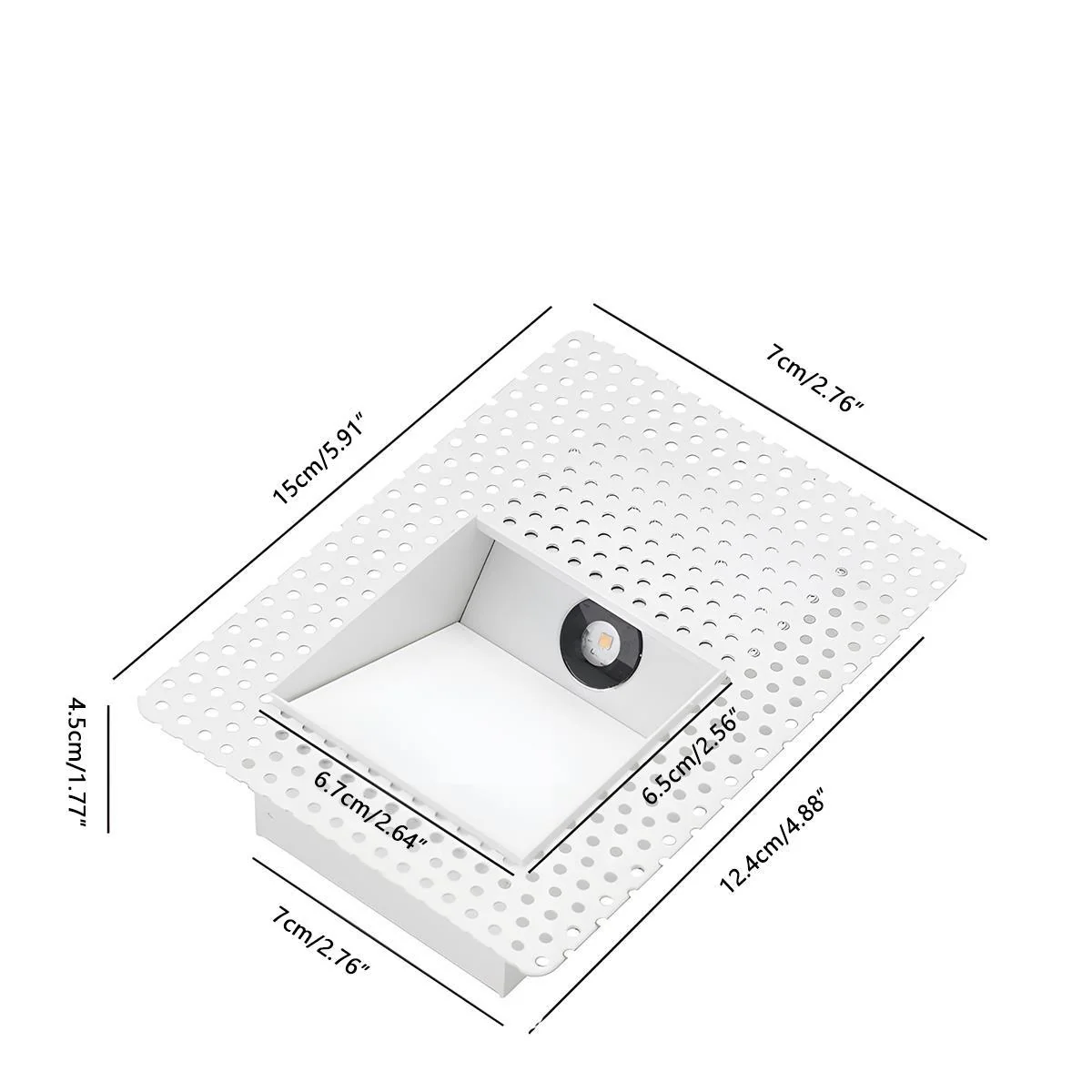 Minimalist Motion Sensor LED Recessed Stairway Lights Step Light - Image 14