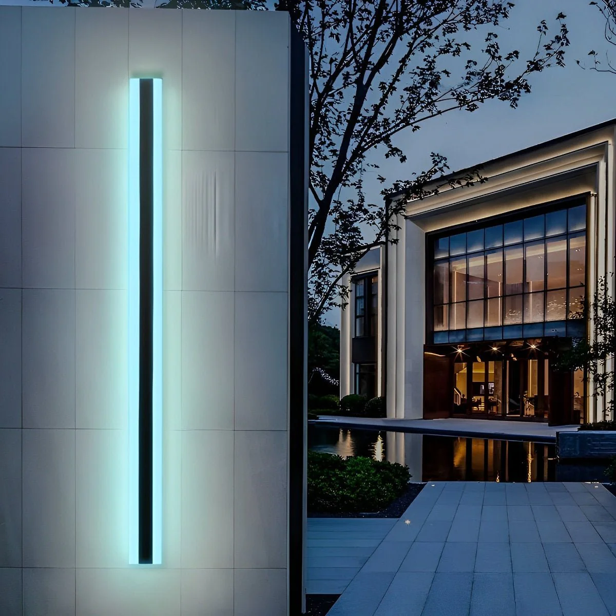 Waterproof Modern LED RGB Long Strip Outdoor Wall Light - Image 3