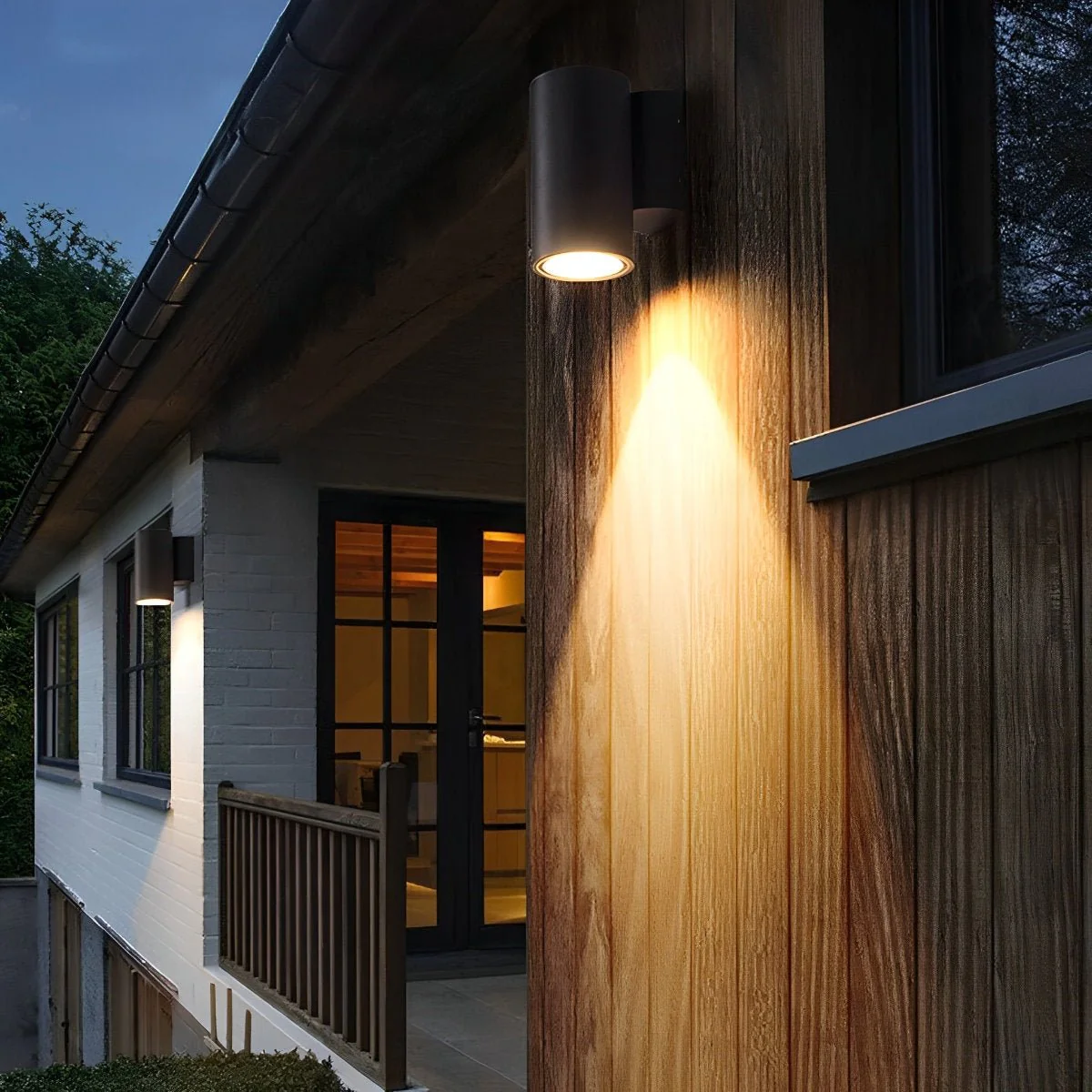 Waterproof Modern Minimalist Wall Light Glass LED Outdoor Interior Downlight - Image 3