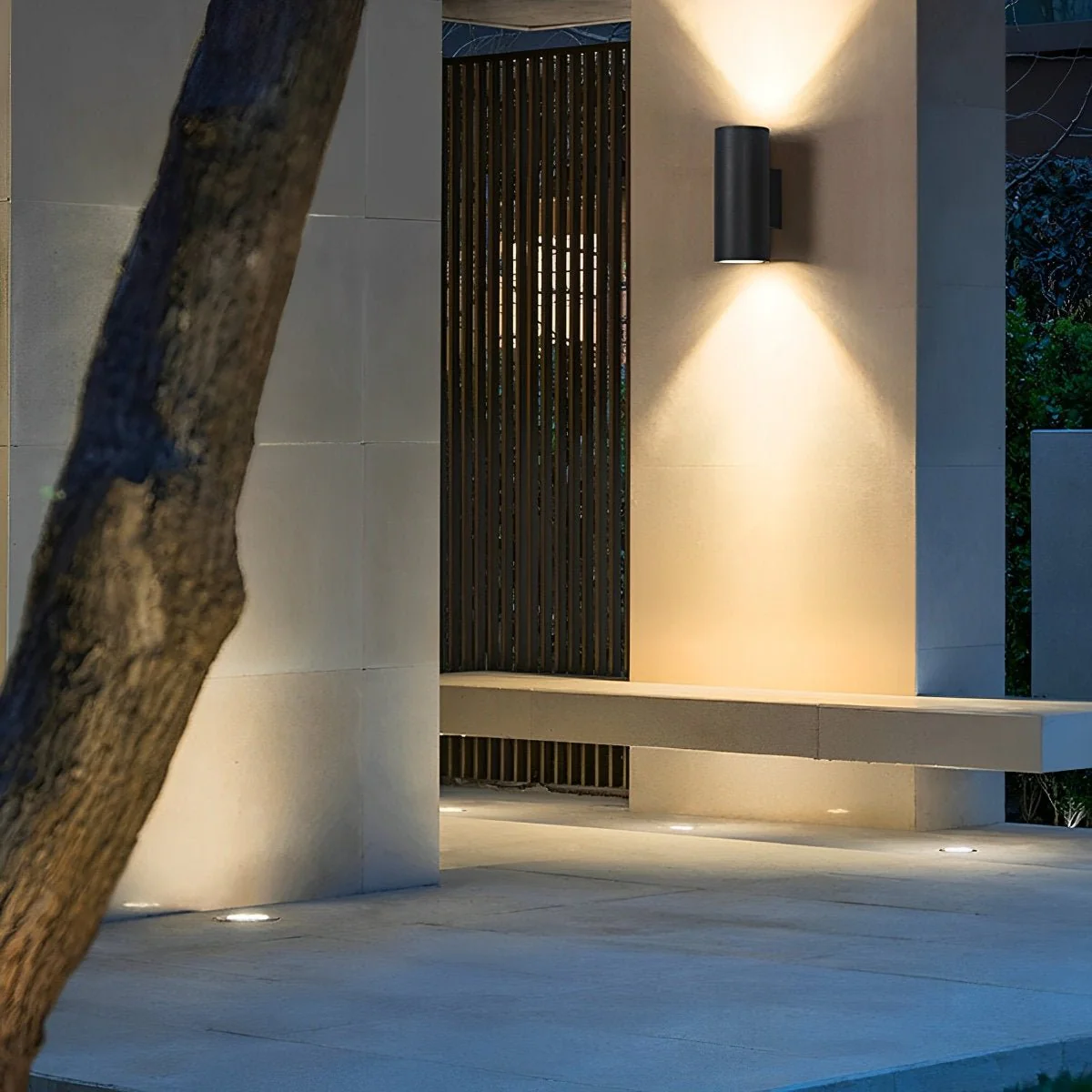 Waterproof Modern Minimalist Wall Light Glass LED Outdoor Interior Downlight - Image 7