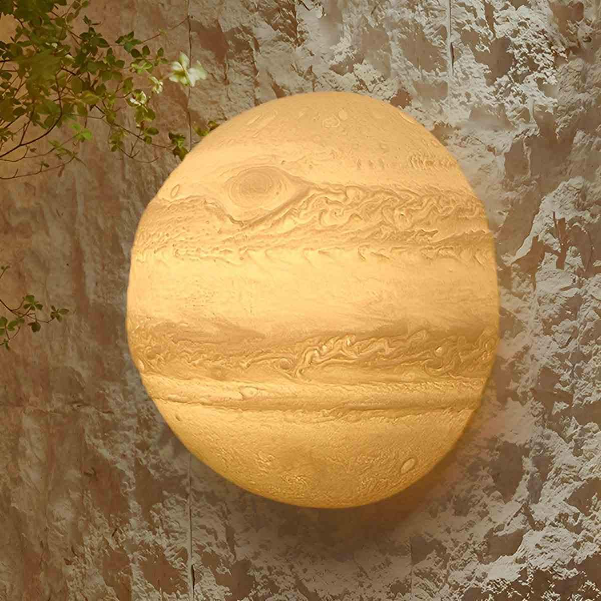 Modern 3D Moon Jupiter Planet LED Wall Sconces - Image 8