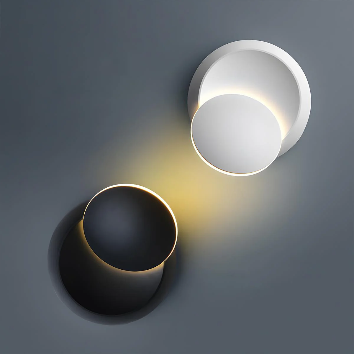 Modern Adjustable Moon Eclipse Creative LED Wall Sconce - Image 8