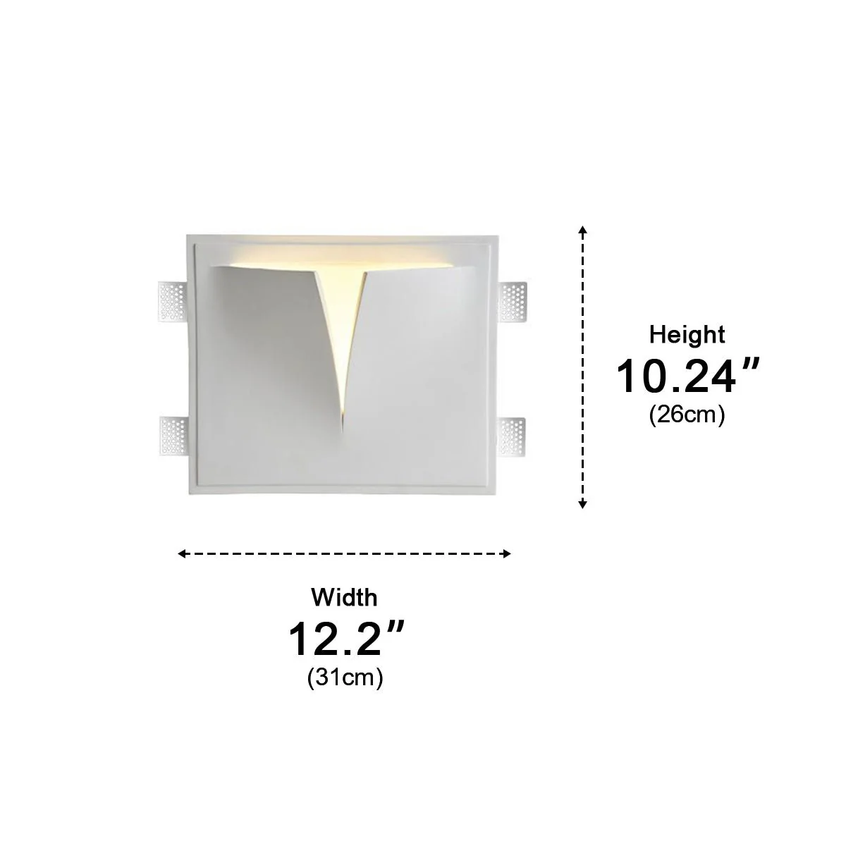 Modern Art Decor Invisibility Recessed LED Indoor Wall Sconces - Image 14