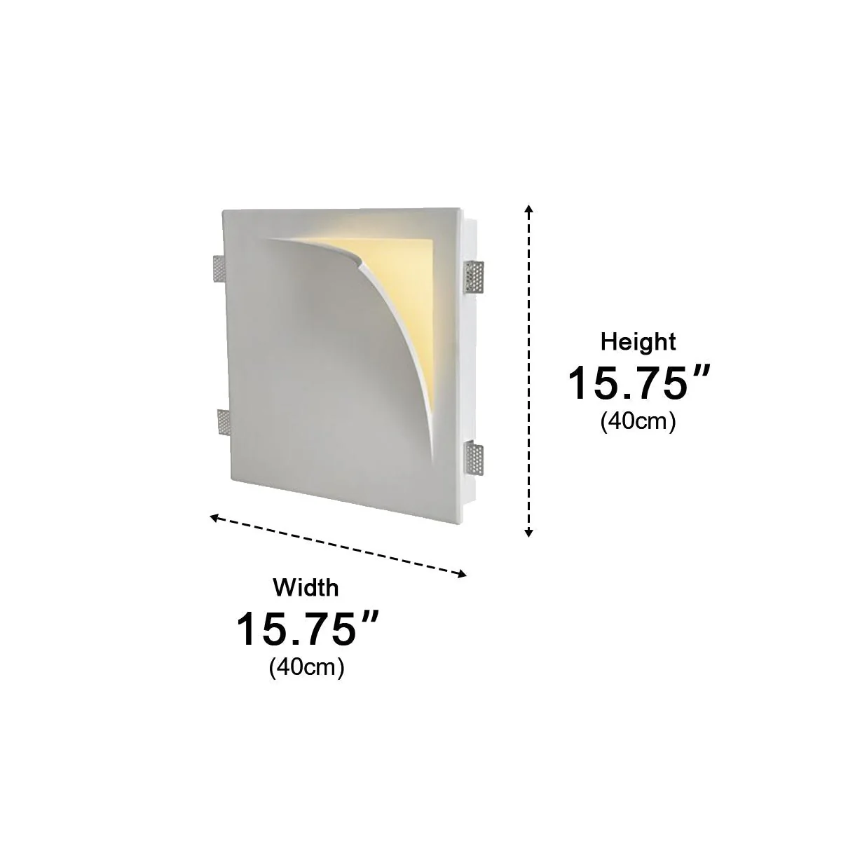 Modern Art Decor Invisibility Recessed LED Indoor Wall Sconces - Image 17