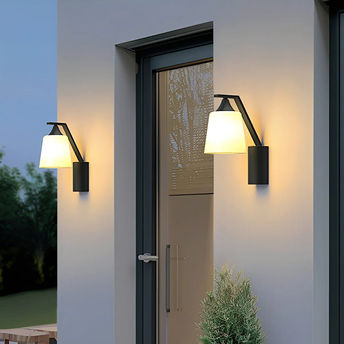 Modern Bell Waterproof Outdoor LED Porch Wall Lights - Image 3
