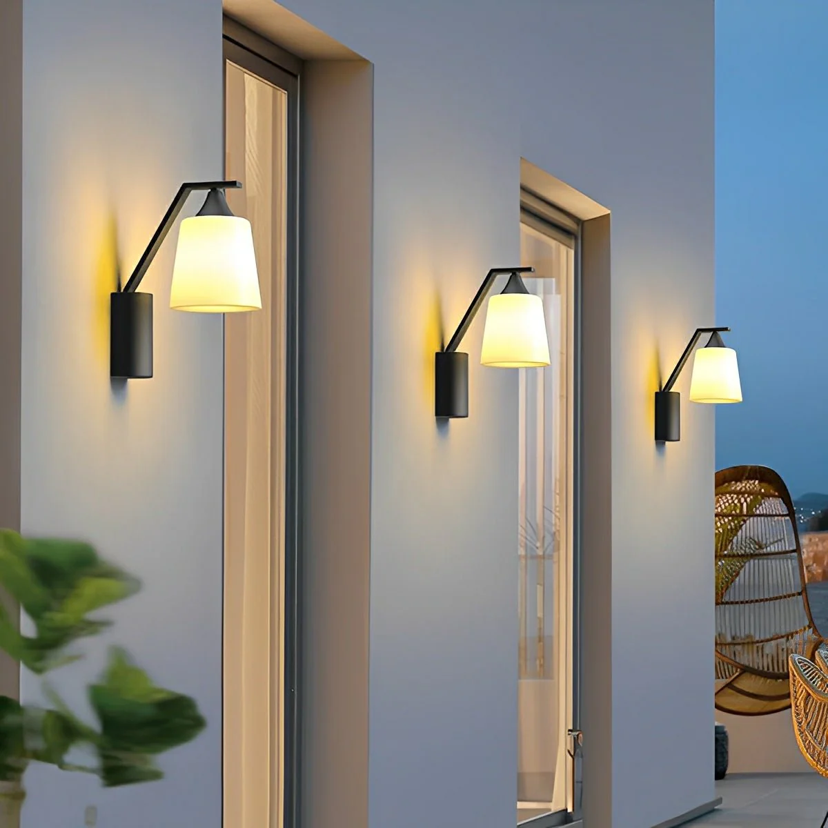 Modern Bell Waterproof Outdoor LED Porch Wall Lights - Image 4