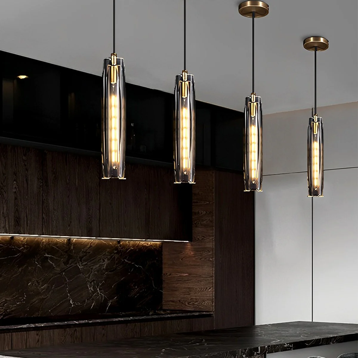 Modern Camellia Luxury Crystal Pendant Lights - Image 2