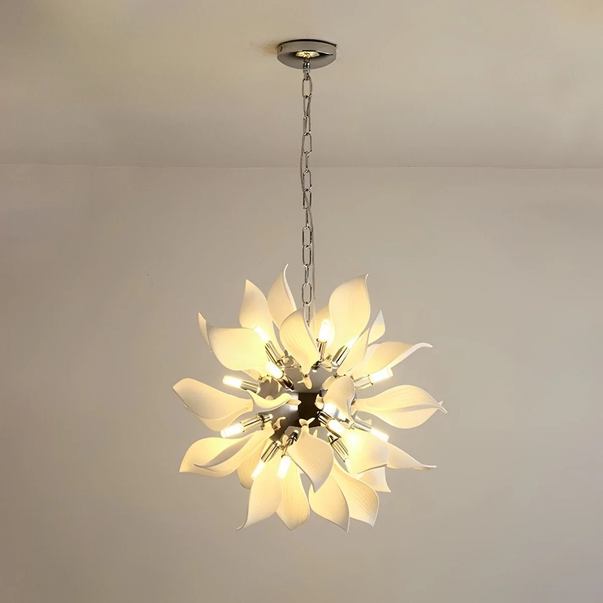 Modern Ceramics Flower Art Chandelier Light - Image 10