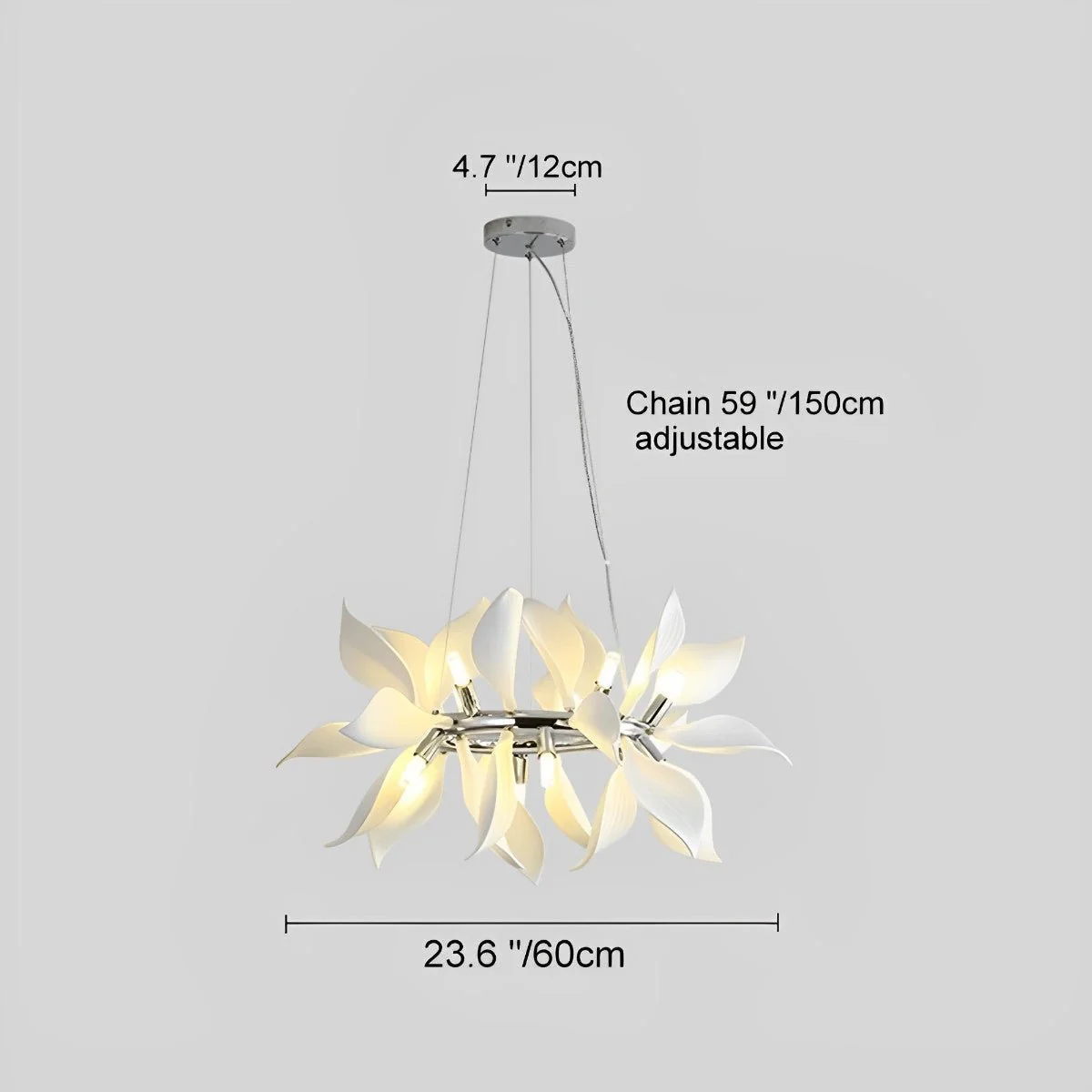 Modern Ceramics Flower Art Chandelier Light - Image 14
