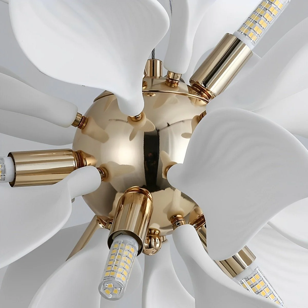 Modern Ceramics Flower Art Chandelier Light - Image 16