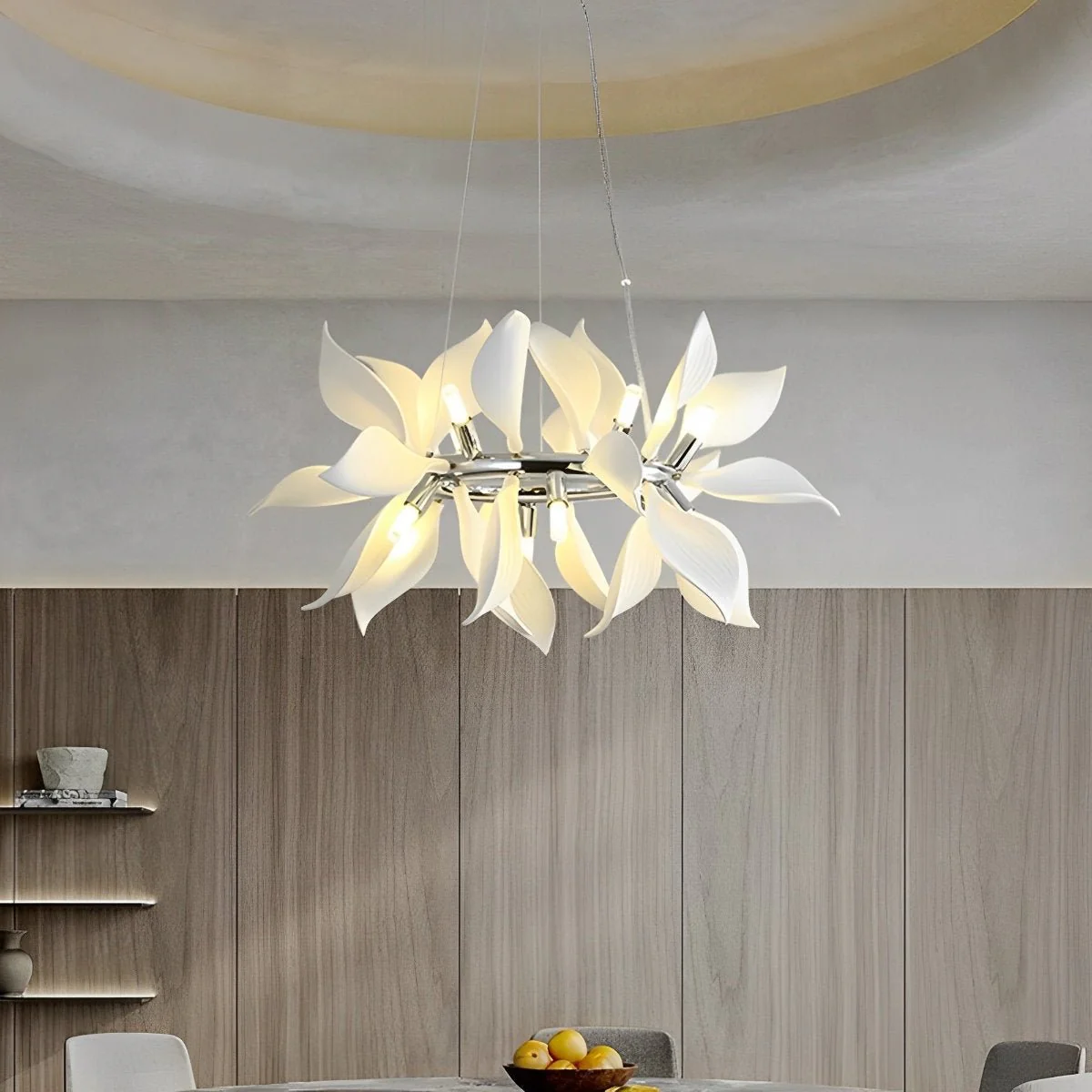 Modern Ceramics Flower Art Chandelier Light - Image 5