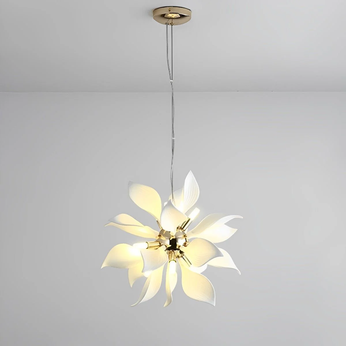 Modern Ceramics Flower Art Chandelier Light - Image 8