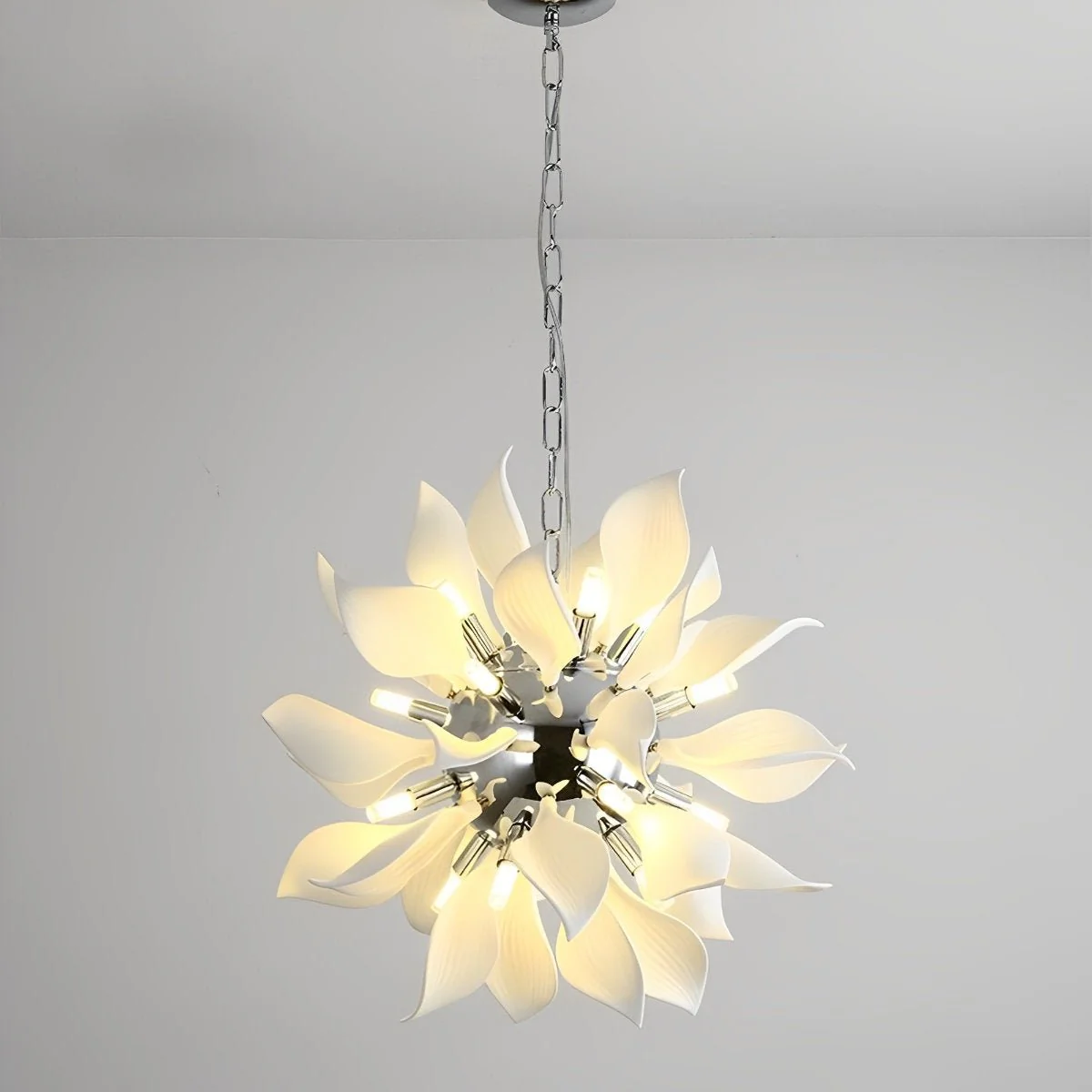 Modern Ceramics Flower Art Chandelier Light - Image 9
