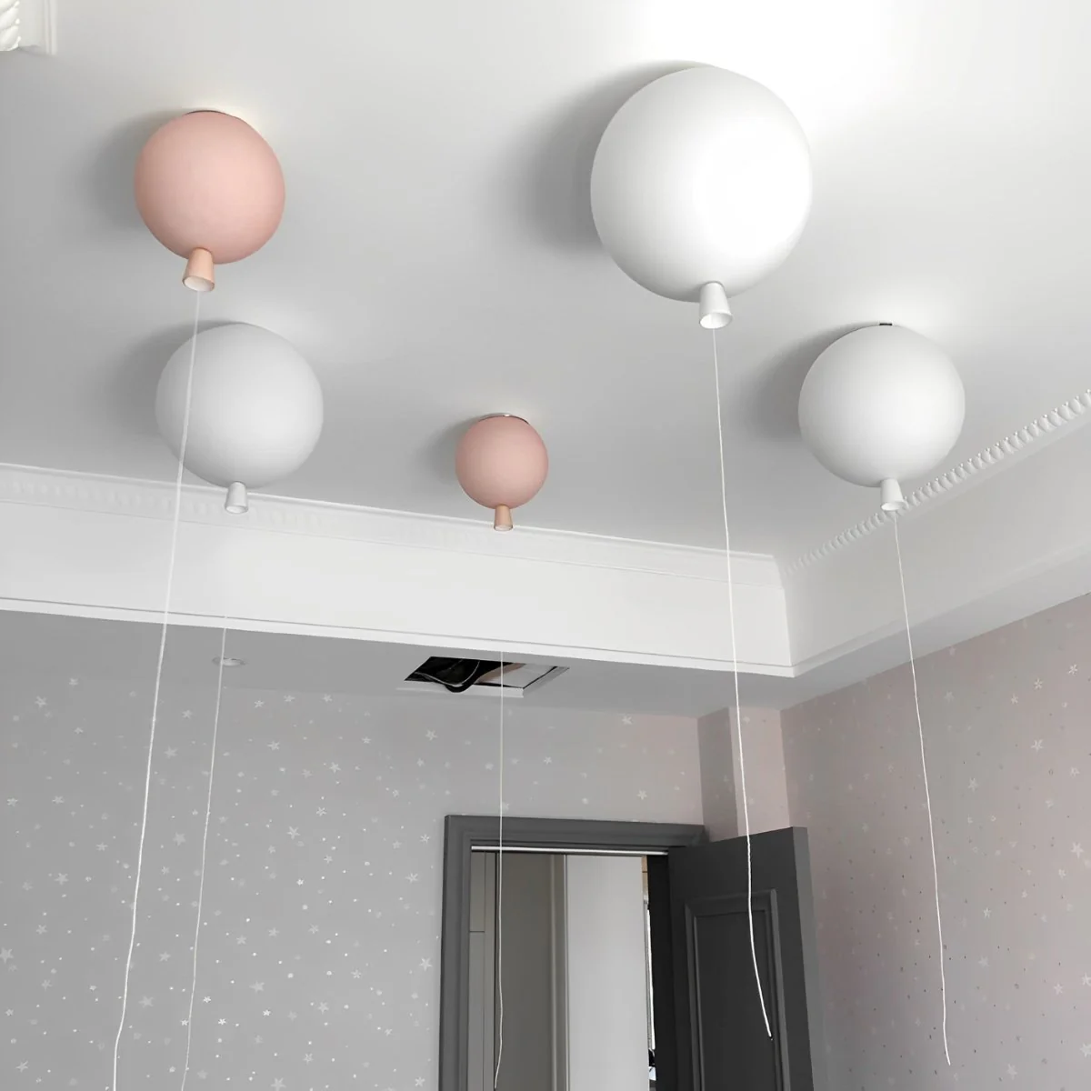 Modern Colorful Balloon LED Ceiling Lighting - Image 5