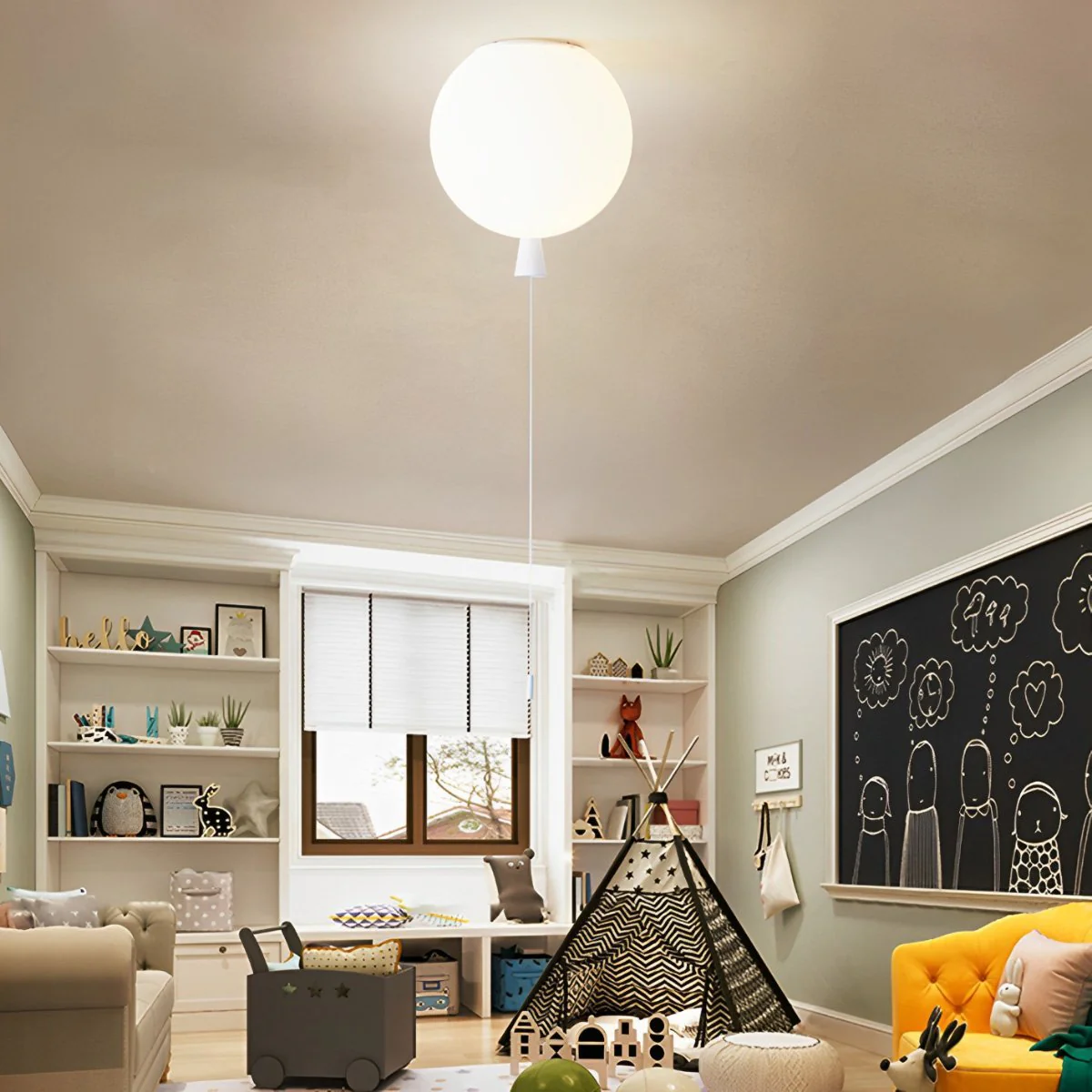 Modern Colorful Balloon LED Ceiling Lighting - Image 6