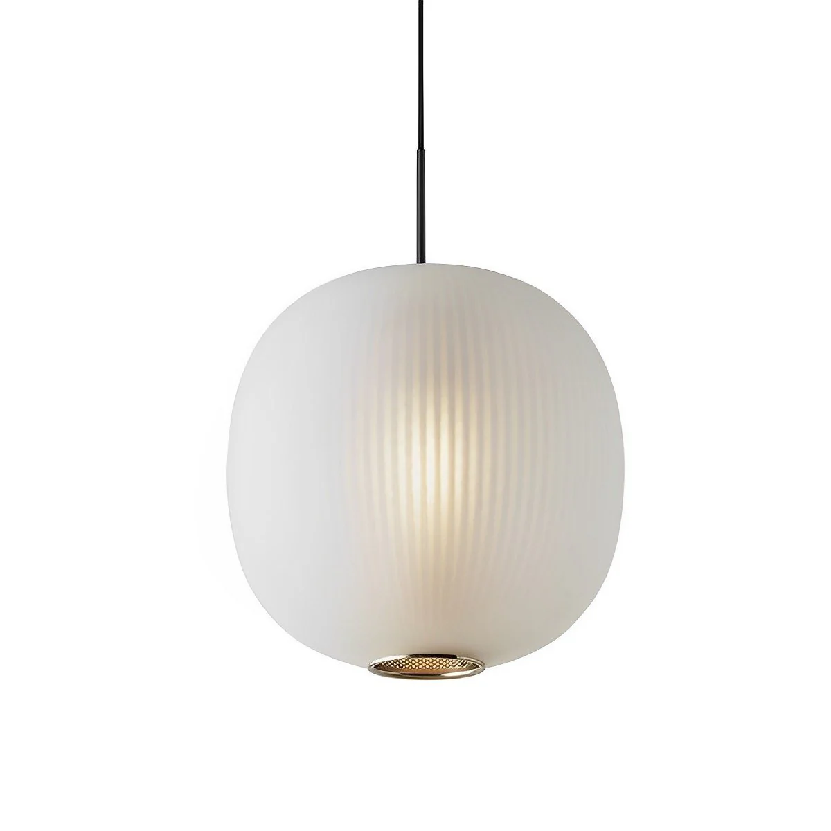 Modern Cream Style Glass Lantern LED Indoor Pendant Lights - Image 11